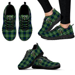 ScotsTee Shop Scottish Blackadder Clan Crest Tartan Sneakers Tartan Casual Shoes