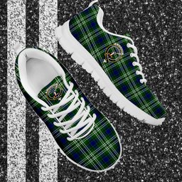 ScotsTee Shop Scottish Blackadder Clan Crest Tartan Sneakers Tartan Casual Shoes