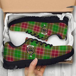 ScotsTee Shop Scottish Baxter Modern Clan Crest Tartan Sneakers Tartan Casual Shoes