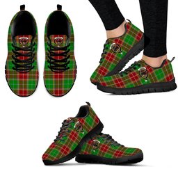 ScotsTee Shop Scottish Baxter Modern Clan Crest Tartan Sneakers Tartan Casual Shoes