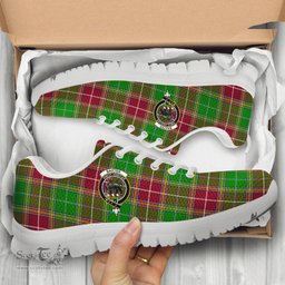 ScotsTee Shop Scottish Baxter Modern Clan Crest Tartan Sneakers Tartan Casual Shoes