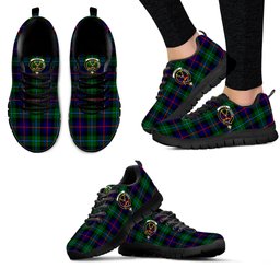 ScotsTee Shop Scottish Calder Modern Clan Crest Tartan Sneakers Tartan Casual Shoes
