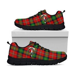 ScotsTee Shop Scottish Boyd Modern Clan Crest Tartan Sneakers Tartan Casual Shoes