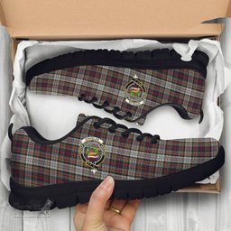 ScotsTee Shop Scottish Douglas Ancient Dress Clan Crest Tartan Sneakers Tartan Casual Shoes