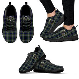 ScotsTee Shop Scottish Davidson of Tulloch Dress Clan Crest Tartan Sneakers Tartan Casual Shoes
