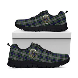 ScotsTee Shop Scottish Davidson of Tulloch Dress Clan Crest Tartan Sneakers Tartan Casual Shoes