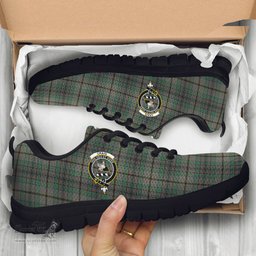 ScotsTee Shop Scottish Craig Clan Crest Tartan Sneakers Tartan Casual Shoes