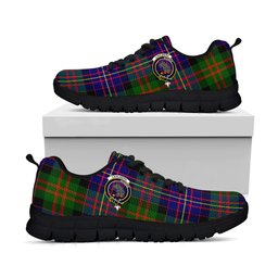 ScotsTee Shop Scottish Chalmers Modern Clan Crest Tartan Sneakers Tartan Casual Shoes