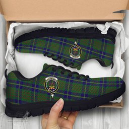 ScotsTee Shop Scottish Cameron of Lochiel Hunting Clan Crest Tartan Sneakers Tartan Casual Shoes