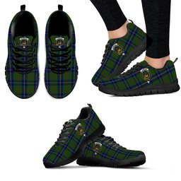 ScotsTee Shop Scottish Cameron of Lochiel Hunting Clan Crest Tartan Sneakers Tartan Casual Shoes