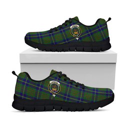 ScotsTee Shop Scottish Cameron of Lochiel Hunting Clan Crest Tartan Sneakers Tartan Casual Shoes