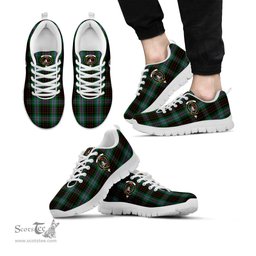 ScotsTee Shop Scottish Brodie Hunting Clan Crest Tartan Sneakers Tartan Casual Shoes