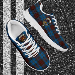 ScotsTee Shop Scottish Cameron Hunting Clan Crest Tartan Sneakers Tartan Casual Shoes