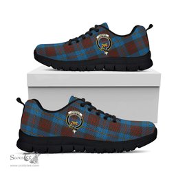 ScotsTee Shop Scottish Cameron Hunting Clan Crest Tartan Sneakers Tartan Casual Shoes