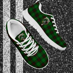 ScotsTee Shop Scottish Anstruther Clan Crest Tartan Sneakers Tartan Casual Shoes