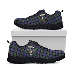 ScotsTee Shop Scottish Fletcher Modern Clan Crest Tartan Sneakers Tartan Casual Shoes