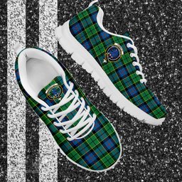 ScotsTee Shop Scottish Forsyth Ancient Clan Crest Tartan Sneakers Tartan Casual Shoes