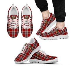 ScotsTee Shop Scottish Drummond of Perth Dress Clan Crest Tartan Sneakers Tartan Casual Shoes