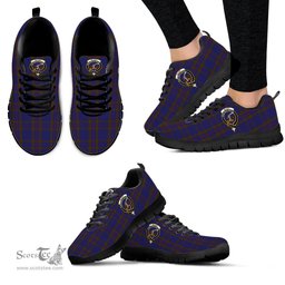 ScotsTee Shop Scottish Elliot Clan Crest Tartan Sneakers Tartan Casual Shoes