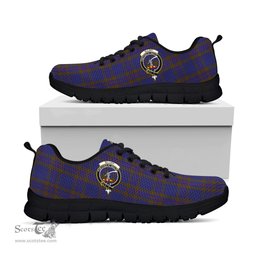 ScotsTee Shop Scottish Elliot Clan Crest Tartan Sneakers Tartan Casual Shoes