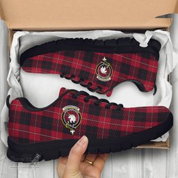 ScotsTee Shop Scottish Cunningham Clan Crest Tartan Sneakers Tartan Casual Shoes