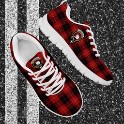 ScotsTee Shop Scottish Cunningham Clan Crest Tartan Sneakers Tartan Casual Shoes