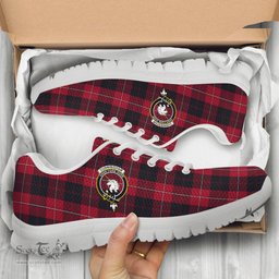 ScotsTee Shop Scottish Cunningham Clan Crest Tartan Sneakers Tartan Casual Shoes