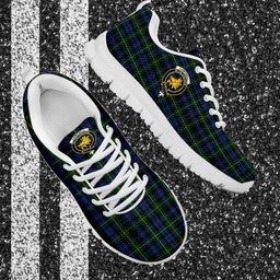 ScotsTee Shop Scottish Campbell of Argyll #01 Clan Crest Tartan Sneakers Tartan Casual Shoes