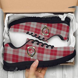 ScotsTee Shop Scottish Erskine Red Clan Crest Tartan Sneakers Tartan Casual Shoes