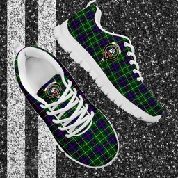 ScotsTee Shop Scottish Duncan Modern Clan Crest Tartan Sneakers Tartan Casual Shoes