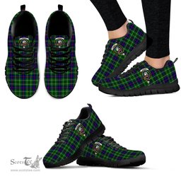 ScotsTee Shop Scottish Duncan Modern Clan Crest Tartan Sneakers Tartan Casual Shoes