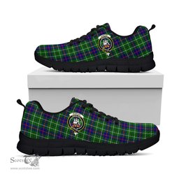 ScotsTee Shop Scottish Duncan Modern Clan Crest Tartan Sneakers Tartan Casual Shoes