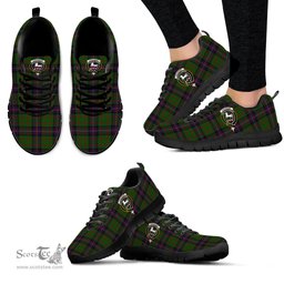 ScotsTee Shop Scottish Cochrane Clan Crest Tartan Sneakers Tartan Casual Shoes