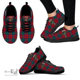 ScotsTee Shop Scottish Fotheringham Modern Clan Crest Tartan Sneakers Tartan Casual Shoes