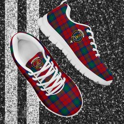 ScotsTee Shop Scottish Fotheringham Modern Clan Crest Tartan Sneakers Tartan Casual Shoes