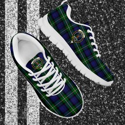 ScotsTee Shop Scottish Forbes Clan Crest Tartan Sneakers Tartan Casual Shoes