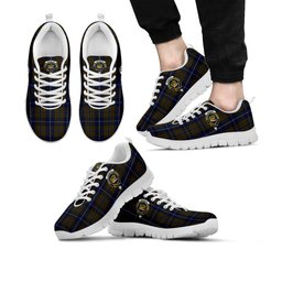 ScotsTee Shop Scottish Douglas Brown Clan Crest Tartan Sneakers Tartan Casual Shoes