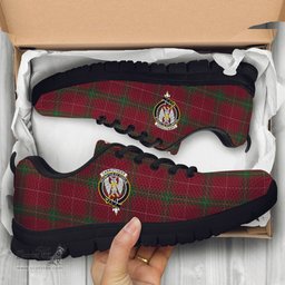 ScotsTee Shop Scottish Carruthers Clan Crest Tartan Sneakers Tartan Casual Shoes
