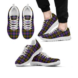 ScotsTee Shop Scottish Carnegie Ancient Clan Crest Tartan Sneakers Tartan Casual Shoes