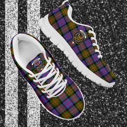 ScotsTee Shop Scottish Carnegie Ancient Clan Crest Tartan Sneakers Tartan Casual Shoes