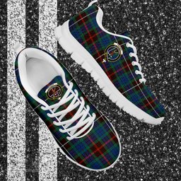 ScotsTee Shop Scottish Fraser Hunting Ancient Clan Crest Tartan Sneakers Tartan Casual Shoes