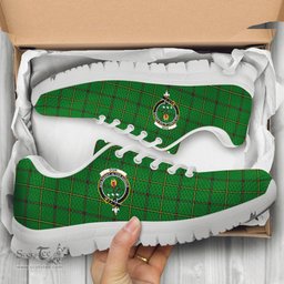 ScotsTee Shop Scottish Don Clan Crest Tartan Sneakers Tartan Casual Shoes