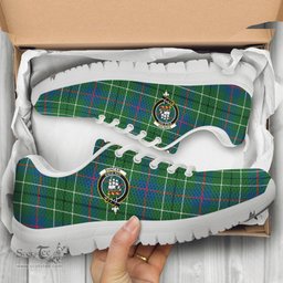 ScotsTee Shop Scottish Duncan Ancient Clan Crest Tartan Sneakers Tartan Casual Shoes