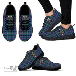 ScotsTee Shop Scottish Cooper Clan Crest Tartan Sneakers Tartan Casual Shoes
