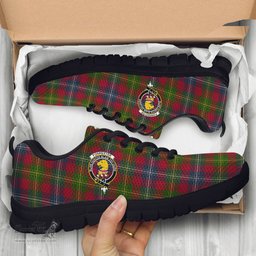 ScotsTee Shop Scottish Forrester Clan Crest Tartan Sneakers Tartan Casual Shoes