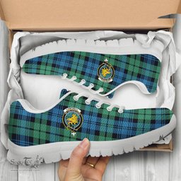 ScotsTee Shop Scottish Campbell Ancient 01 Clan Crest Tartan Sneakers Tartan Casual Shoes