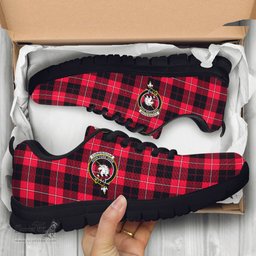ScotsTee Shop Scottish Cunningham Modern Clan Crest Tartan Sneakers Tartan Casual Shoes