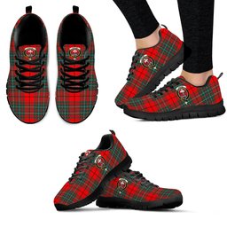 ScotsTee Shop Scottish Cheyne Clan Crest Tartan Sneakers Tartan Casual Shoes