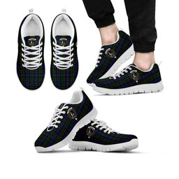 ScotsTee Shop Scottish Fletcher Clan Crest Tartan Sneakers Tartan Casual Shoes