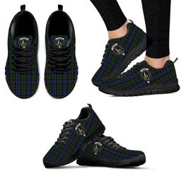 ScotsTee Shop Scottish Fletcher Clan Crest Tartan Sneakers Tartan Casual Shoes